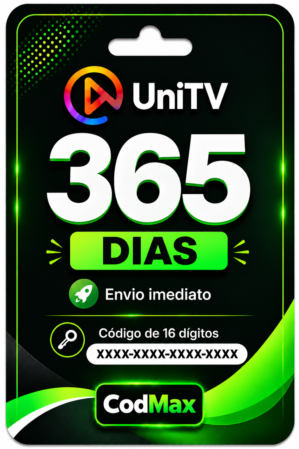 UniTV 365 Dias – Cartão-Presente Digital
